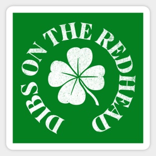Funny Dibs On The Redhead Funny St Patricks Day Sticker